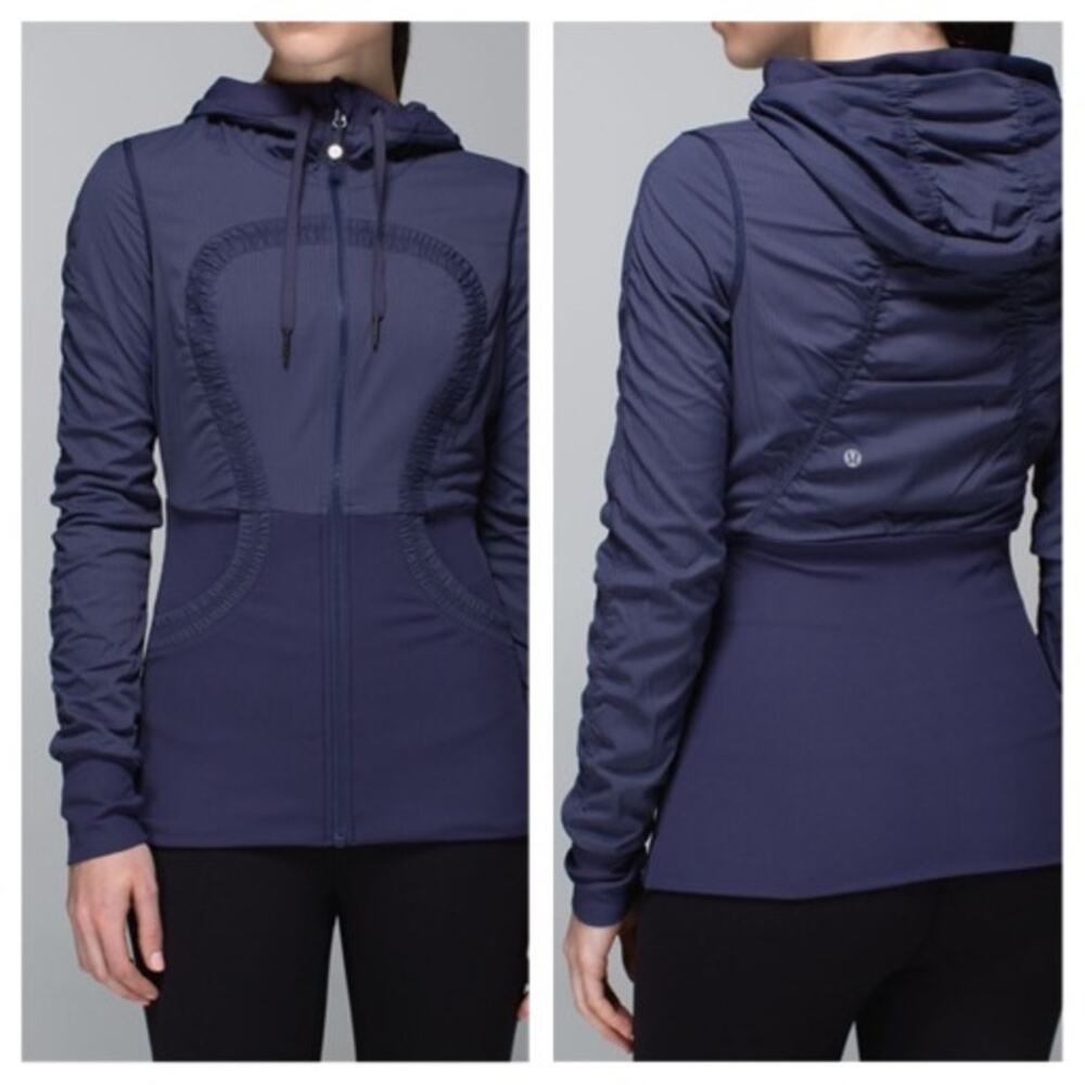 Lululemon Dance Studio Purple jacket reversible size 4